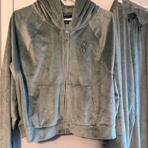 Victoria's Secret Sage Velour Tracksuit